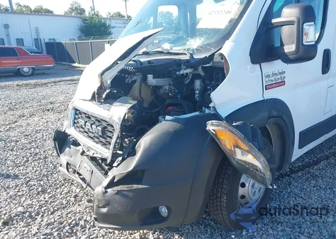 2021 Ram Promaster 1500 High Roof 136 Wb из США, поврежденный, VIN 3C6LRVBG2ME559354